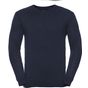 Russell V-neck Knit Pullover - french_navy - M