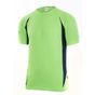 Velilla Tee-shirt technique bicolore lime/navy