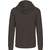 kariban sweat-shirt zippé capuche contrastée dark_grey/black