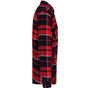 Kariban Surchemise à carreaux doublée sherpa red/navy
