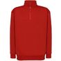 JHK Half zip sweat shirt red