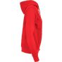 Build Your Brand Basic Ladies Basic Zip Hoody City red