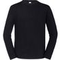 fruit of the loom Iconic 195 Ringspun Premium Long Sleeve T - noir - XS