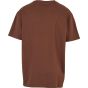 Build Your Brand Heavy Oversize Tee chocolate_brown