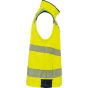 WK Designed To Work Veste softshell de sécurité recyclée avec manches détachables unisexe hi_viz_yellow/navy