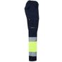 Velilla Pantalon stretch bicolore navy/fluo_yellow