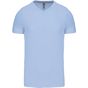 Kariban T-shirt col V manches courtes sky_blue