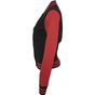Build Your Brand Ladies Sweat College Jacket black/red