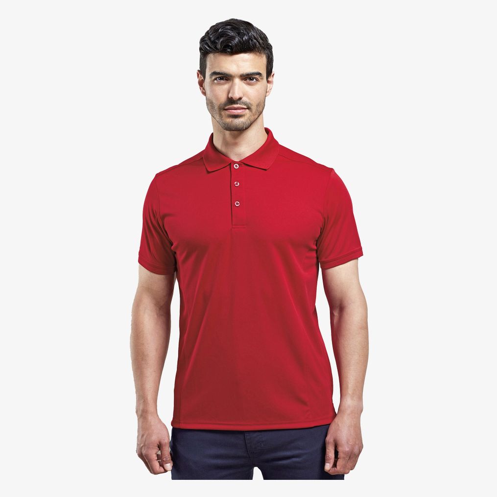 Polo piqué Coolchecker pour homme Premier