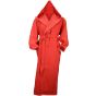 A&R Peignoir gauffré avec capuche Robezz® Fire red