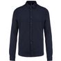 kariban Chemise maille piquée manches longues - navy - 3XL