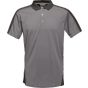 Regatta Men's Contrast Coolweave Quick Wicking Polo Shirt seal_grey/black