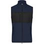 James&Nicholson Men´s Fleece Vest navy/black