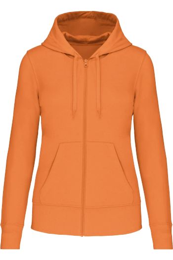 Image produit Sweat-shirt écoresponsable zippé à capuche femme