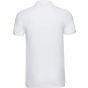 Russell Polo stretch ajusté homme white