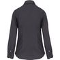 Kariban Chemise coton / élasthanne manches longues femme zinc
