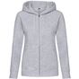fruit of the loom Premium Hooded Sweat Jacket Lady-Fit sport_grey