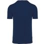 kariban T-shirt col rond manches courtes unisexe  navy