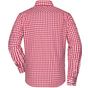 James&Nicholson Men´s Checked Shirt red/white