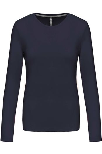 Image produit T-shirt col rond manches longues femme