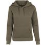 Build Your Brand Ladies Heavy Hoody olive