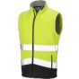 Result Printable Safety Softshell Gillet fluorescent_yellow/black