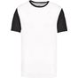 ProAct Maillot manches courtes bicolore enfant white/black