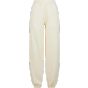 Build Your Brand Ladies Fluffy Sweatpants White sand