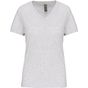 Kariban T-shirt BIO150IC col V femme ash_heather