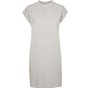 Build Your Brand Ladies Turtle Extended Shoulder Dress heather_grey