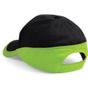 Beechfield Casquette de compétition Teamwear black/lime_green