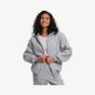 Build Your Brand Ladies Loose Fit Zip Hoody
