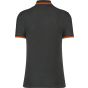 Kariban Polo homme manches courtes à liserés contrastés dark_grey/orange