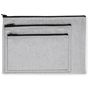Kimood Pochette zippée recyclée pebble_grey/black_night