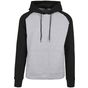 Build Your Brand Basic Basic Raglan Hoody heather_grey/black