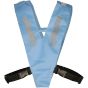 Korntex Kids Hi-Vis safety collar Haiti with safety clasp Sky blue