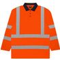 Pro RTX High Visibility Polo manches longues à visibilité renforcée hv_orange/navy