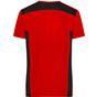 James&Nicholson Men´s Workwear T-Shirt -STRONG- red/black