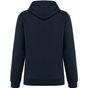 Kariban Sweat-shirt à capuche contrastée à motifs unisexe navy/red_tartan