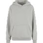 Build Your Brand Ladies Fluffy Hoody Light asphalt