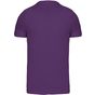 kariban T-shirt col rond manches courtes homme purple