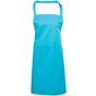 Premier Tablier bavette avec poche Colours Collection turquoise