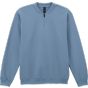 Gildan Softstyle Midweight Adult Fleece 1/4 Zip Sweat stone_blue
