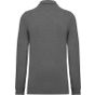Kariban Polo piqué manches longues Bio180 homme grey_heather