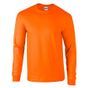 Gildan Adult T-Shirt Ultra-cotton Long Sleeve safety_orange