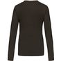 Kariban T-shirt col V manches longues femme dark_khaki