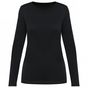 Kariban Premium T-shirt Supima® col rond manches longues femme black