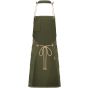 karlowsky Bib Apron New-Nature Moss green