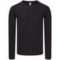 fruit of the loom Iconic 150 Classic Long Sleeve T noir