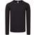 fruit of the loom Iconic 150 Classic Long Sleeve T - noir - 5XL